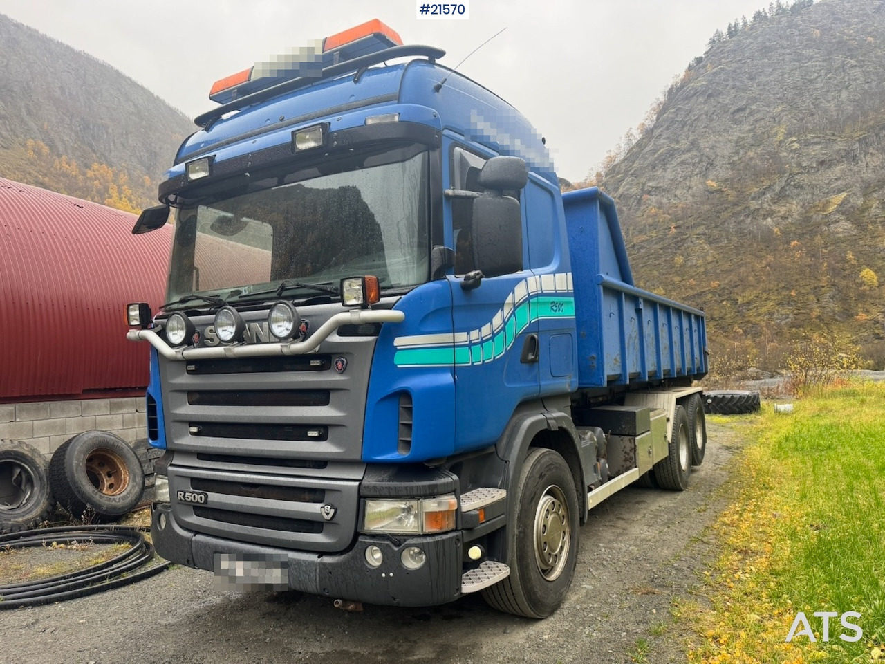 Scania R500 Krokbil m/ Kasse - Hook lift truck: picture 1 Scania R500 Krokbil m/ Kasse - Hook lift truck: picture 1