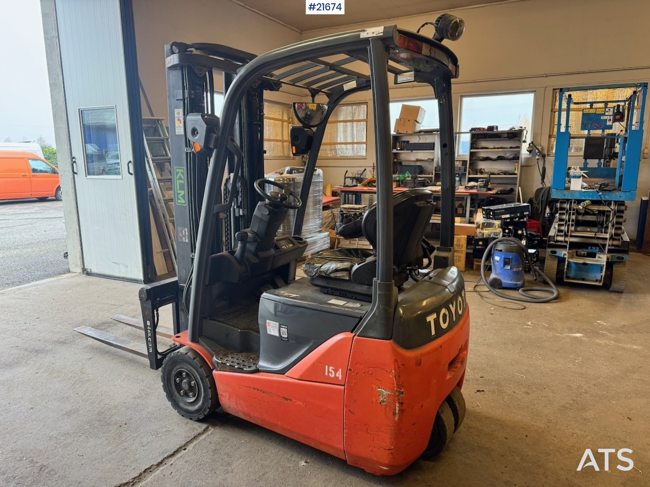 Toyota BET15 - Electric forklift: picture 3 Toyota BET15 - Electric forklift: picture 3