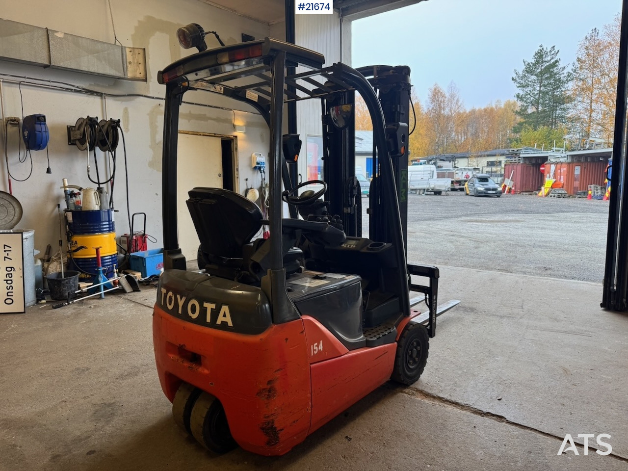 Toyota BET15 - Electric forklift: picture 5 Toyota BET15 - Electric forklift: picture 5
