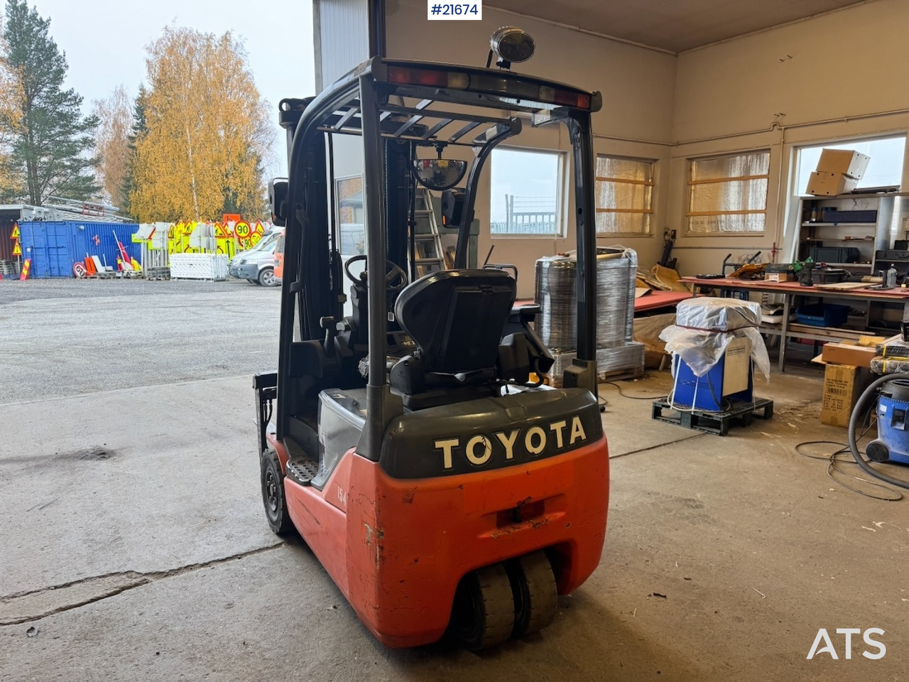 Toyota BET15 - Electric forklift: picture 4 Toyota BET15 - Electric forklift: picture 4