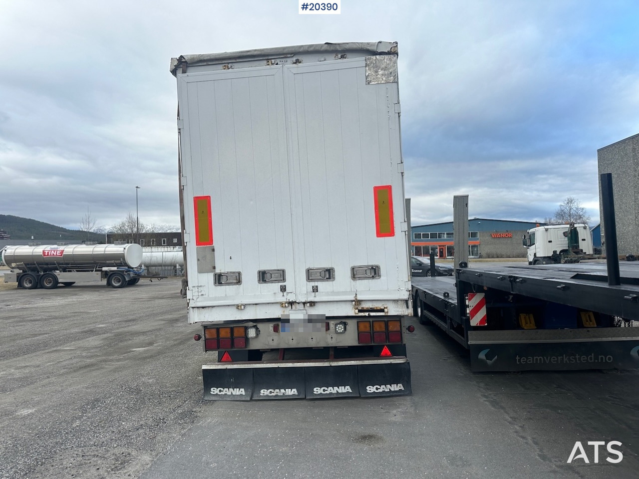 Vang flishenger - Closed box semi-trailer: picture 4 Vang flishenger - Closed box semi-trailer: picture 4