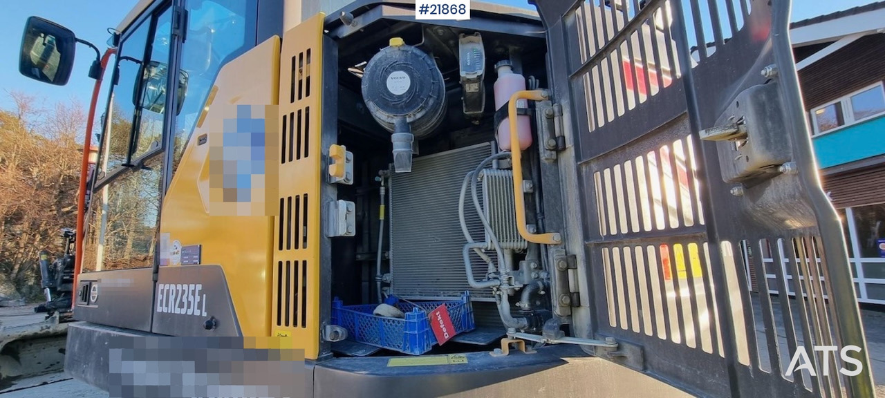 Excavator Volvo ECR235 EL gravemaskin m/ graveskuffe, pusseskuffe, rototilt og gps: picture 19