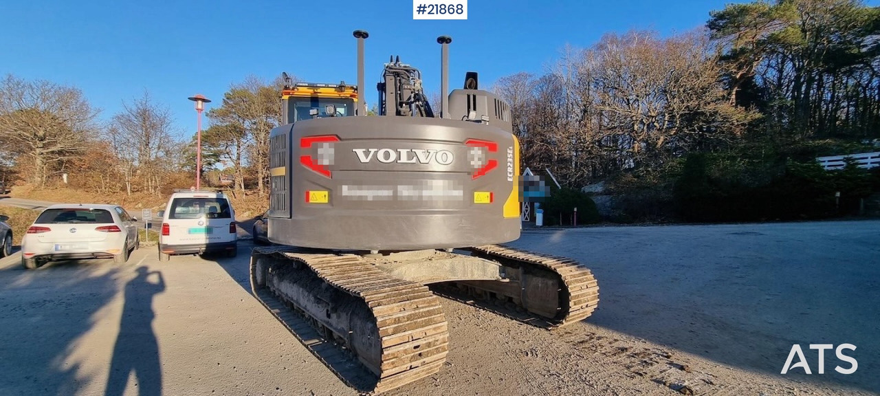 Excavator Volvo ECR235 EL gravemaskin m/ graveskuffe, pusseskuffe, rototilt og gps: picture 24