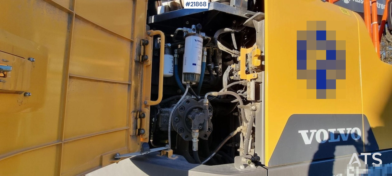 Excavator Volvo ECR235 EL gravemaskin m/ graveskuffe, pusseskuffe, rototilt og gps: picture 21