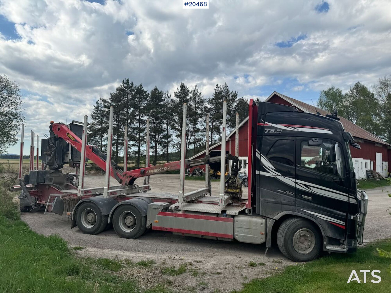 Logging truck Volvo FH750: picture 6