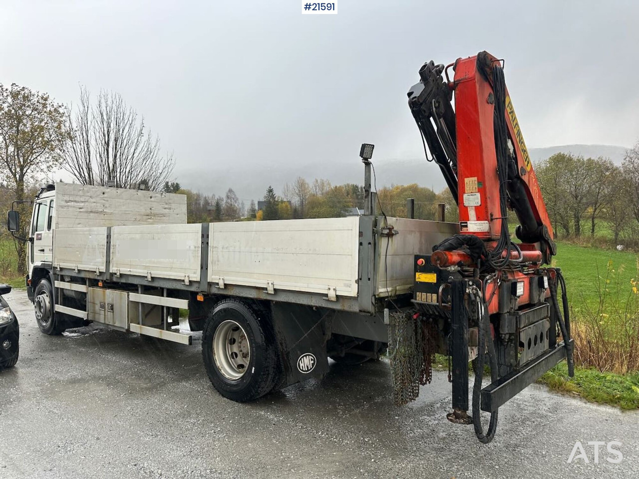 Volvo FL 6 planbil m/ bakmontert kran. SE VIDEO - Crane truck: picture 4 Volvo FL 6 planbil m/ bakmontert kran. SE VIDEO - Crane truck: picture 4