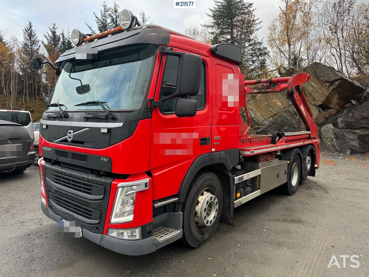 Volvo FM 410 liftdumper 6x2 m/ Laxo påbygg, utskyt og rotator. - Skip loader truck: picture 3 Volvo FM 410 liftdumper 6x2 m/ Laxo påbygg, utskyt og rotator. - Skip loader truck: picture 3