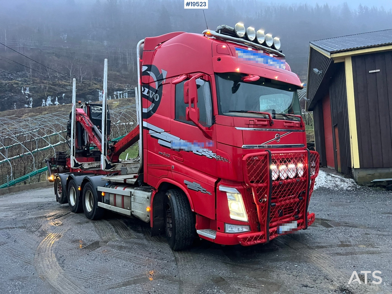 Volvo Fh540 8x4 Tømmerbil m/ 2016 M110L80 Palfinger krane og tømmerklype - Logging truck: picture 5 Volvo Fh540 8x4 Tømmerbil m/ 2016 M110L80 Palfinger krane og tømmerklype - Logging truck: picture 5