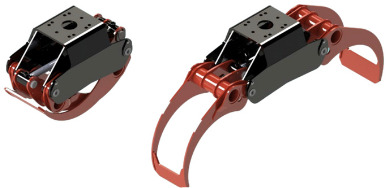 LOG GRAB PF-M 52 - Grapple for Truck mounted crane: picture 1 LOG GRAB PF-M 52 - Grapple for Truck mounted crane: picture 1