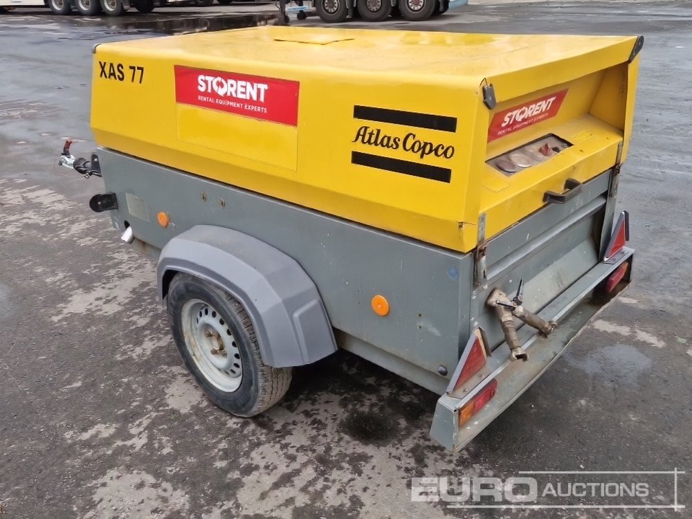 2011 Atlas Copco XAS77 150CFM - Air compressor: picture 2 2011 Atlas Copco XAS77 150CFM - Air compressor: picture 2