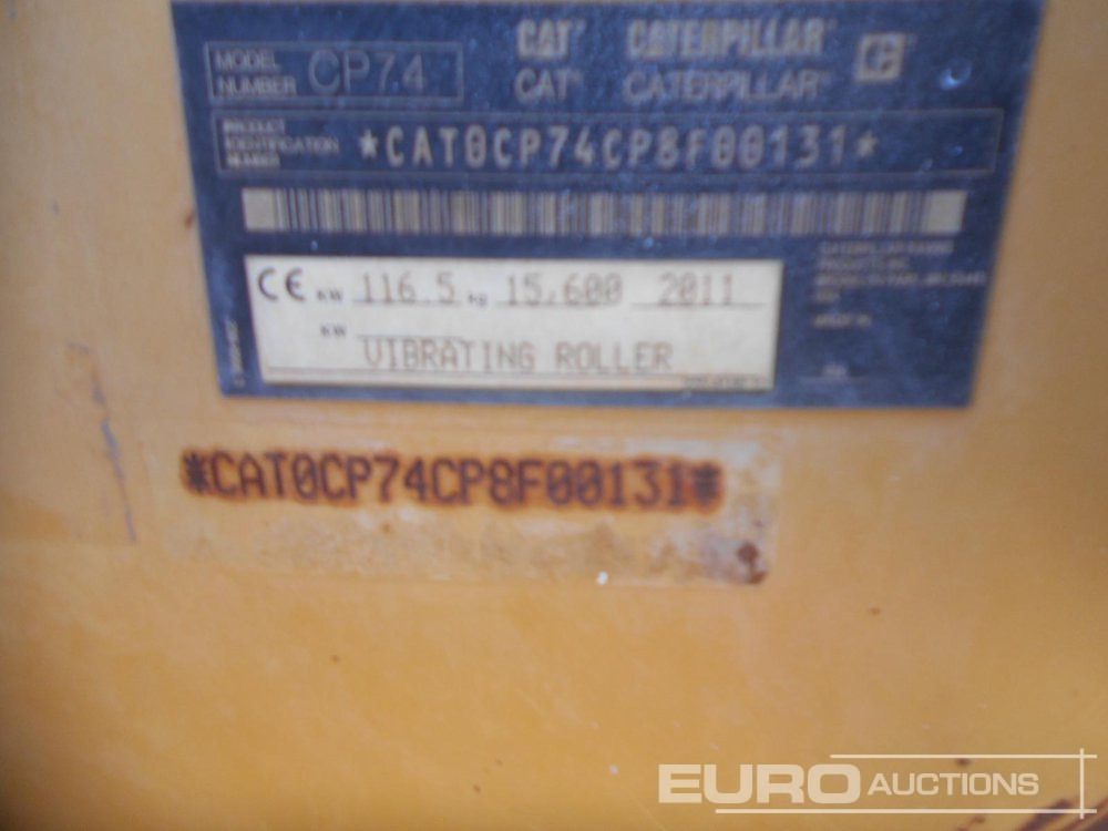 2011 CAT CP74 - Roller: picture 4 2011 CAT CP74 - Roller: picture 4