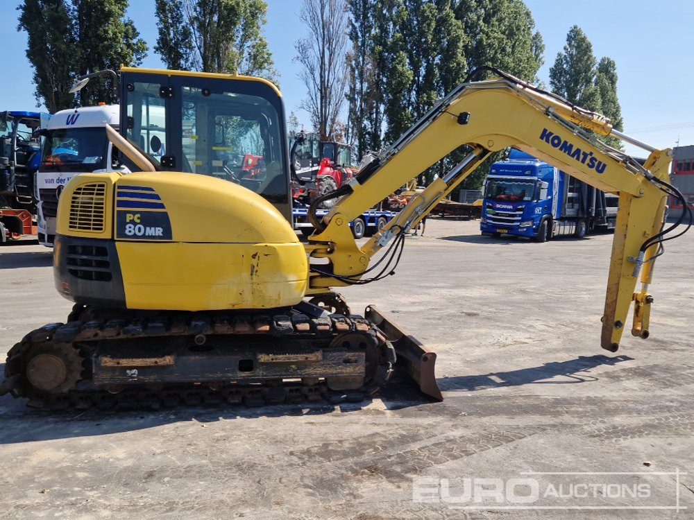 2014 Komatsu PC80MR-3 - Mini excavator: picture 5 2014 Komatsu PC80MR-3 - Mini excavator: picture 5