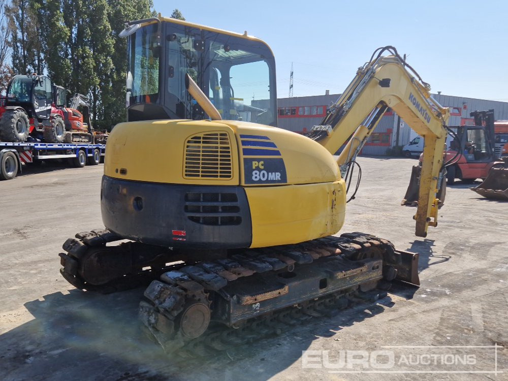 2014 Komatsu PC80MR-3 - Mini excavator: picture 4 2014 Komatsu PC80MR-3 - Mini excavator: picture 4
