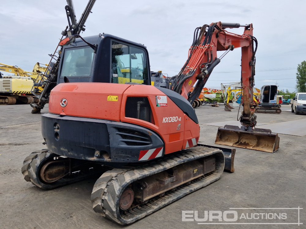 2014 Kubota KX080-4 - Mini excavator: picture 4 2014 Kubota KX080-4 - Mini excavator: picture 4