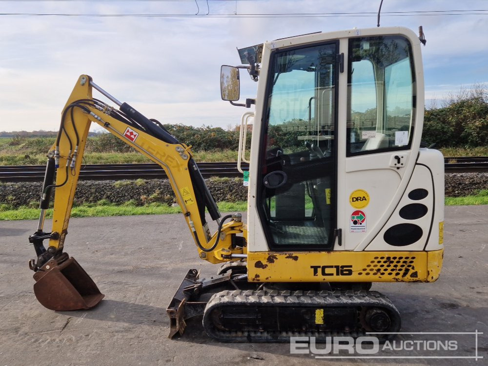 2014 Terex TC16 - Mini excavator: picture 2 2014 Terex TC16 - Mini excavator: picture 2