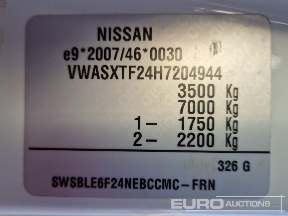 Tipper van 2017 Nissan NT400: picture 31 Tipper van 2017 Nissan NT400: picture 31