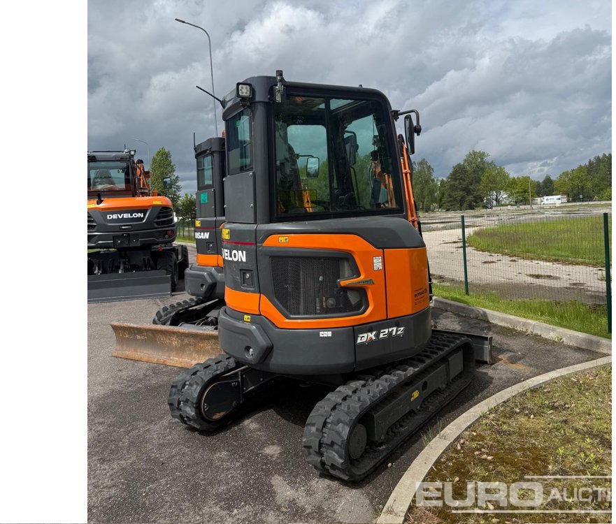 2023 Develon DX 27Z-7 2 buckets - Mini excavator: picture 3 2023 Develon DX 27Z-7 2 buckets - Mini excavator: picture 3