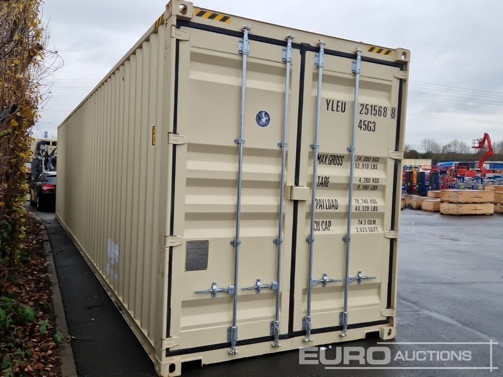 2025 40' HQ Container, One Side 4 Doors, One End Door - Shipping container: picture 4 2025 40' HQ Container, One Side 4 Doors, One End Door - Shipping container: picture 4