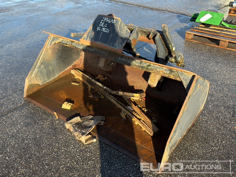 Front Loading Bucket to suit Forklift - Bucket: picture 1 Front Loading Bucket to suit Forklift - Bucket: picture 1