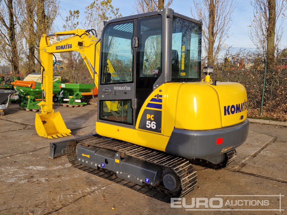 Komatsu PC56-7 - Mini excavator: picture 3 Komatsu PC56-7 - Mini excavator: picture 3