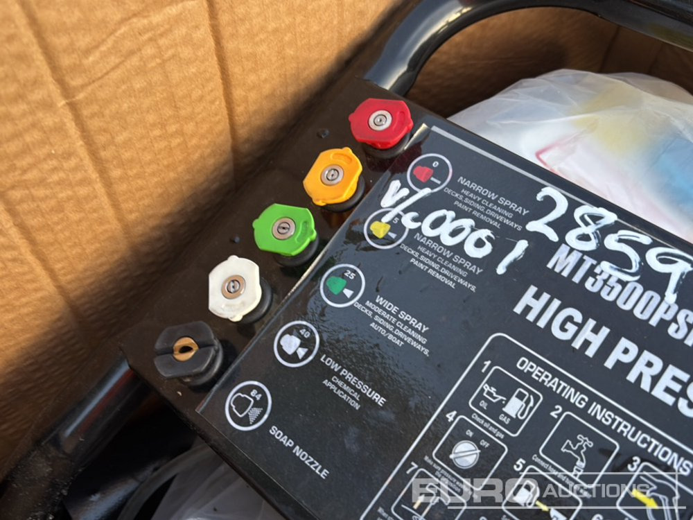 Construction equipment MAXWIN MT3500PSI Petrol Power Washer, 240Bar, 6.5HP: picture 6