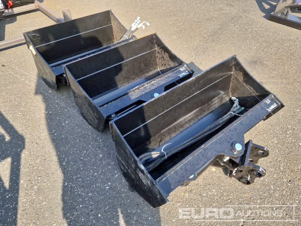 Unused 24", 24", 34" Tilt Ditching Buckets to suit Mini Excavator - Bucket: picture 2 Unused 24", 24", 34" Tilt Ditching Buckets to suit Mini Excavator - Bucket: picture 2