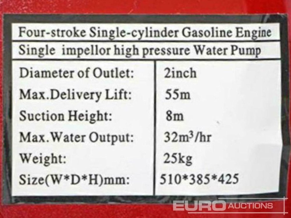 Water pump Unused Ashita LBHP20: picture 12