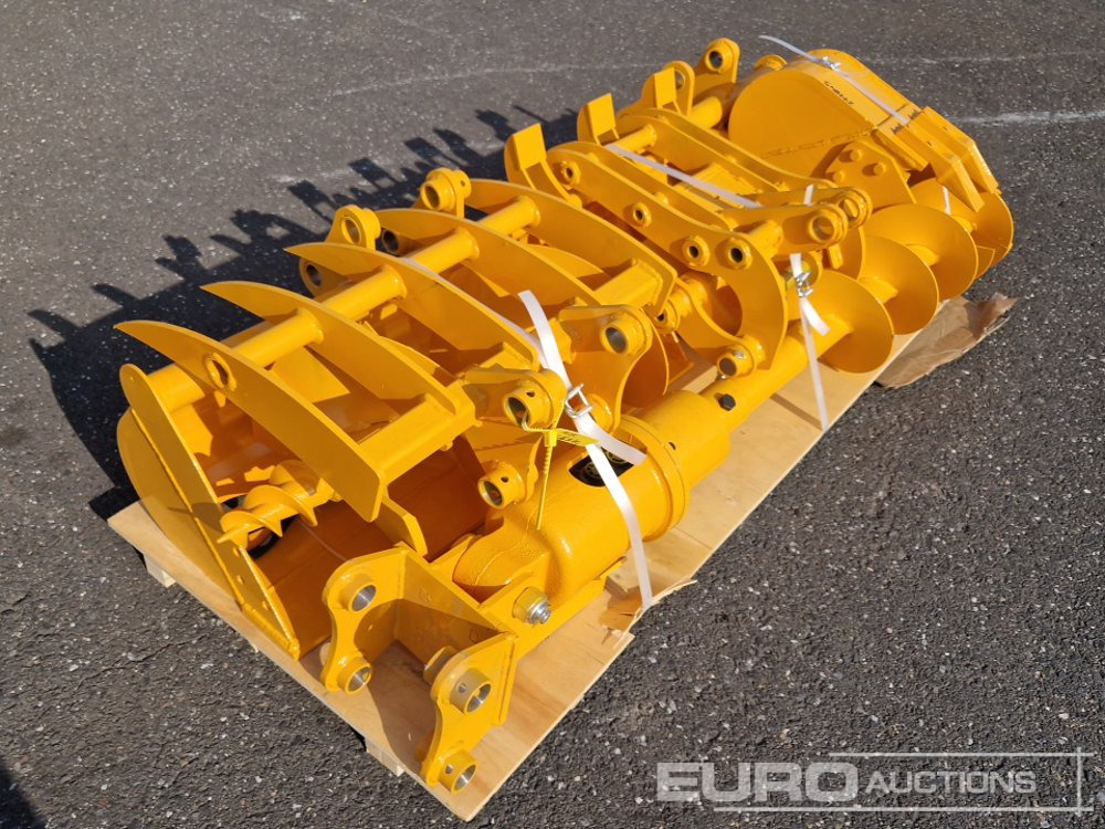 Unused Bucket, Auger, Rake, Grapple Set - Bucket: picture 4 Unused Bucket, Auger, Rake, Grapple Set - Bucket: picture 4