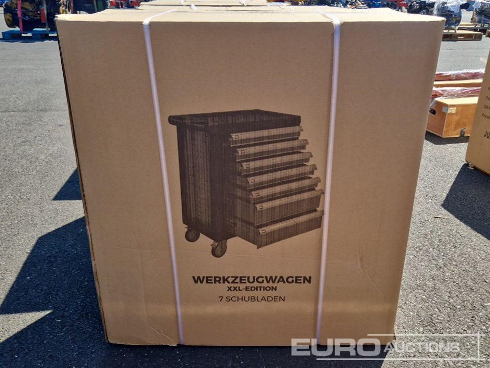 Unused Erdmann XXl Edition 7 Drawer Tool Cabinet c/w Profi Tools - Garage equipment: picture 2 Unused Erdmann XXl Edition 7 Drawer Tool Cabinet c/w Profi Tools - Garage equipment: picture 2