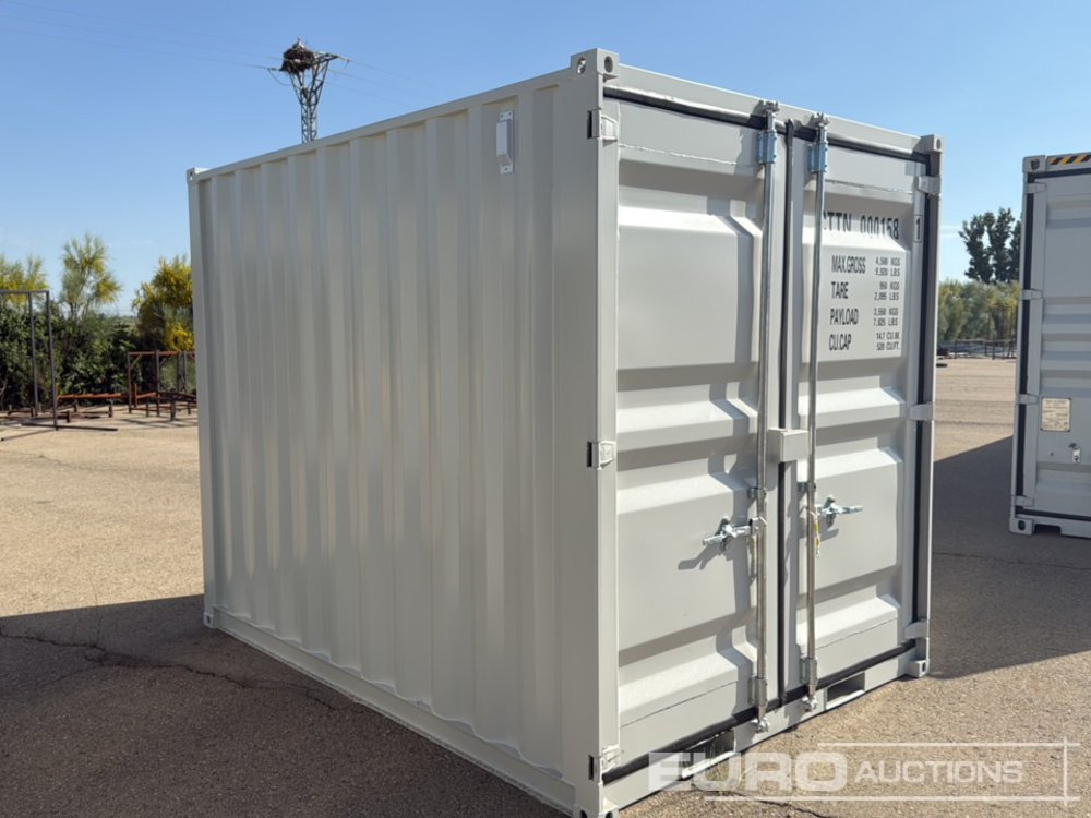 2025 10.2' Mini Container, Single Walk Door, Lock Box, Window, Fork Pockets / Contenedor - Shipping container: picture 4 2025 10.2' Mini Container, Single Walk Door, Lock Box, Window, Fork Pockets / Contenedor - Shipping container: picture 4