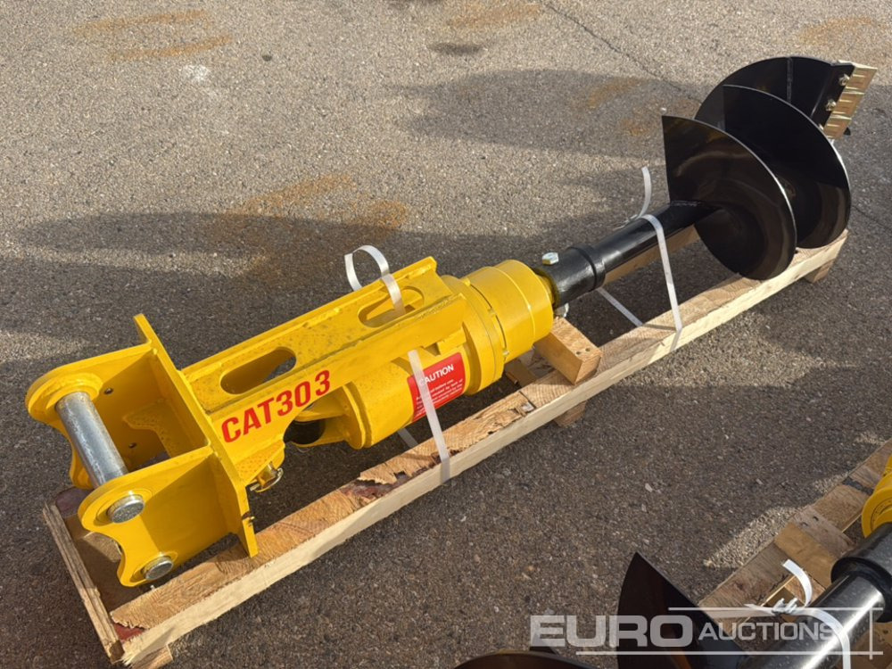 Unused 2025 GIYI Auger To Suit CAT 303 Excavator - Attachment for Excavator: picture 1 Unused 2025 GIYI Auger To Suit CAT 303 Excavator - Attachment for Excavator: picture 1