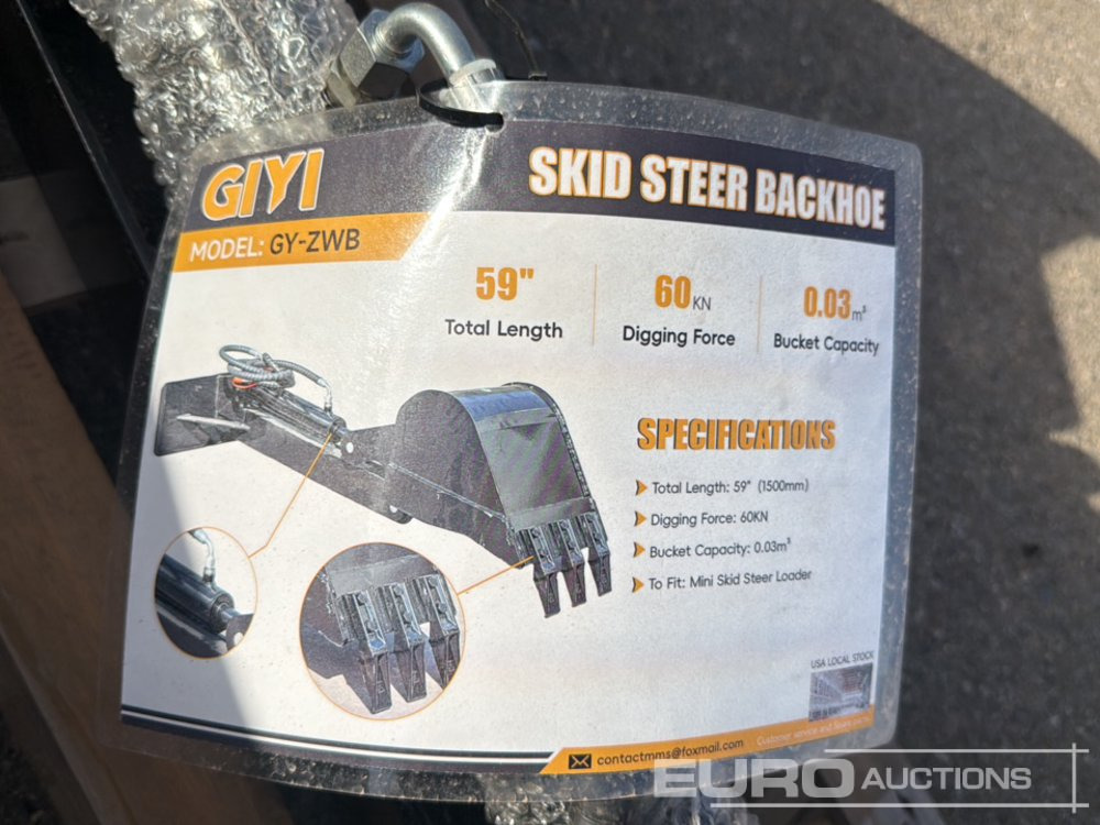 Unused 2025 GIYI GY-ZWB - Attachment for Skid steer loader: picture 5 Unused 2025 GIYI GY-ZWB - Attachment for Skid steer loader: picture 5