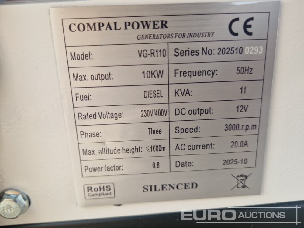 Generator set Unused Compal Power VG-R110: picture 10