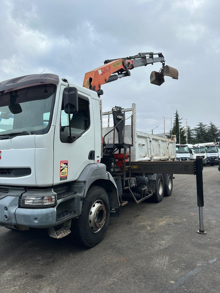 Camion bi-benne Renault CE-598-ON - Tipper, Crane truck: picture 3 Camion bi-benne Renault CE-598-ON - Tipper, Crane truck: picture 3