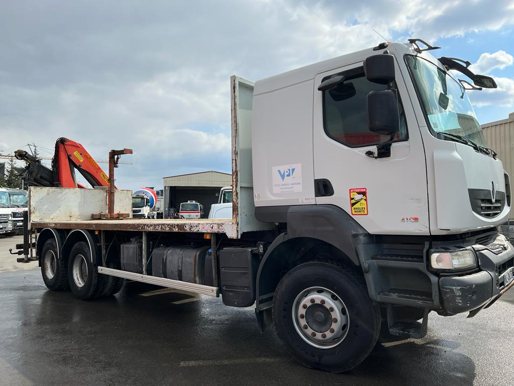 Camion grue Renault 410 AL-454-TS - Dropside/ Flatbed truck, Crane truck: picture 4 Camion grue Renault 410 AL-454-TS - Dropside/ Flatbed truck, Crane truck: picture 4