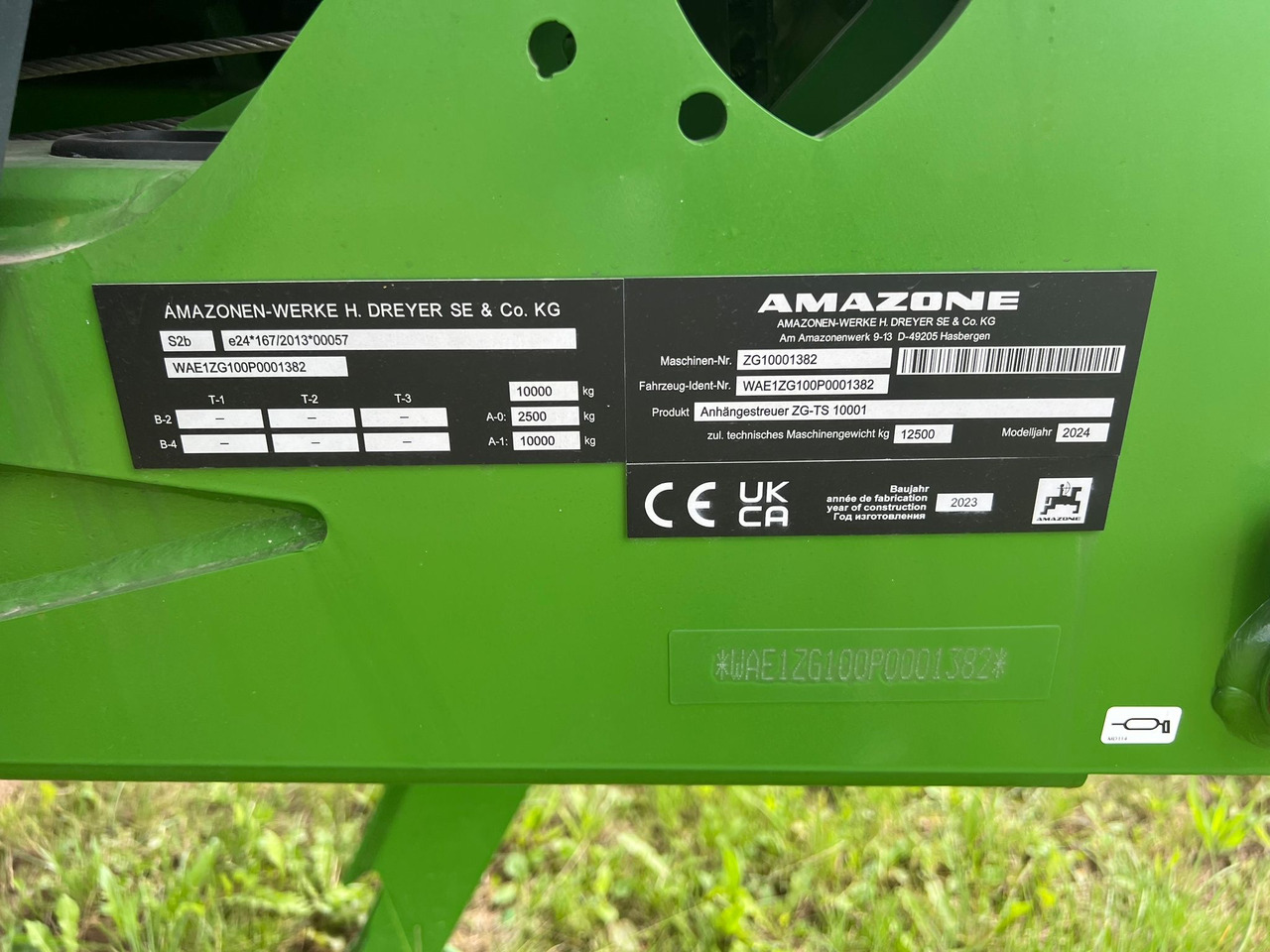 Amazone Anhängestreuer ZG-TS 10001 - Sprayer: picture 2 Amazone Anhängestreuer ZG-TS 10001 - Sprayer: picture 2