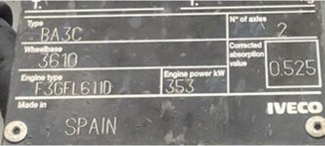 Iveco F3GFL611 CURSOR 11 - Engine for Truck: picture 2 Iveco F3GFL611 CURSOR 11 - Engine for Truck: picture 2