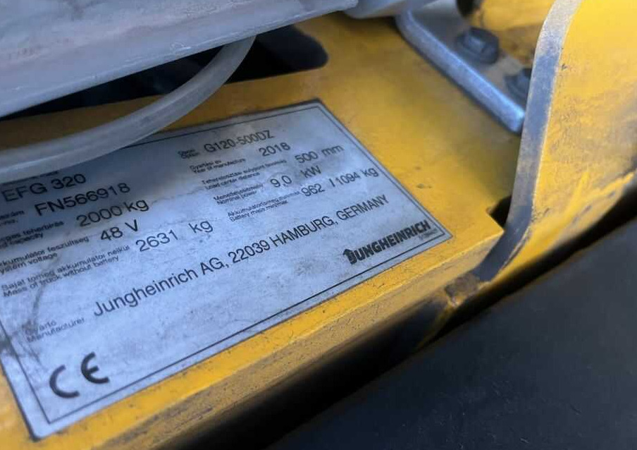 Jungheinrich EFG320 - Electric forklift: picture 4 Jungheinrich EFG320 - Electric forklift: picture 4