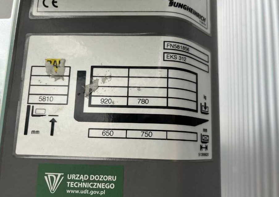 Order picker Jungheinrich EKS312: picture 8 Order picker Jungheinrich EKS312: picture 8