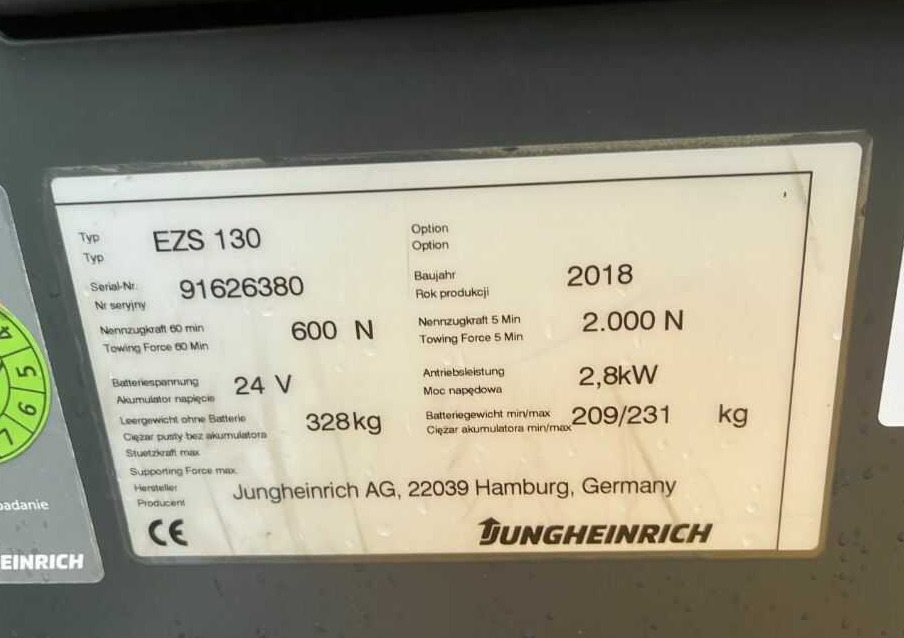 Jungheinrich EZS130 - Tow tractor: picture 4 Jungheinrich EZS130 - Tow tractor: picture 4