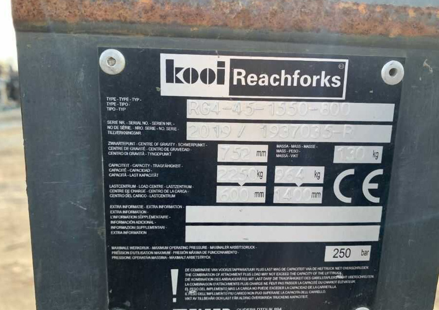 Kooi RG4-45-1550 - Boom for Material handling equipment: picture 4 Kooi RG4-45-1550 - Boom for Material handling equipment: picture 4