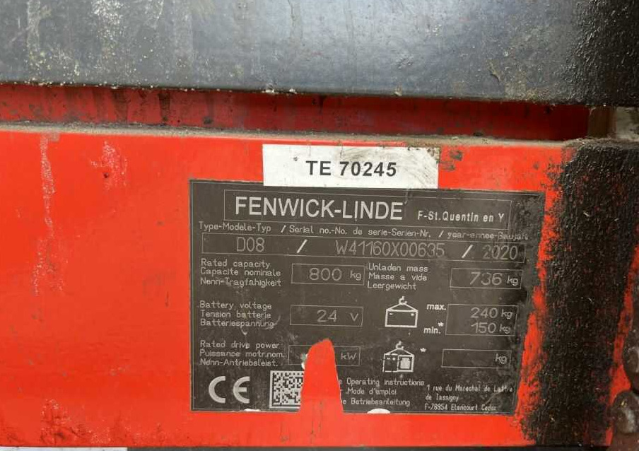 Linde D08 - Stacker: picture 4 Linde D08 - Stacker: picture 4