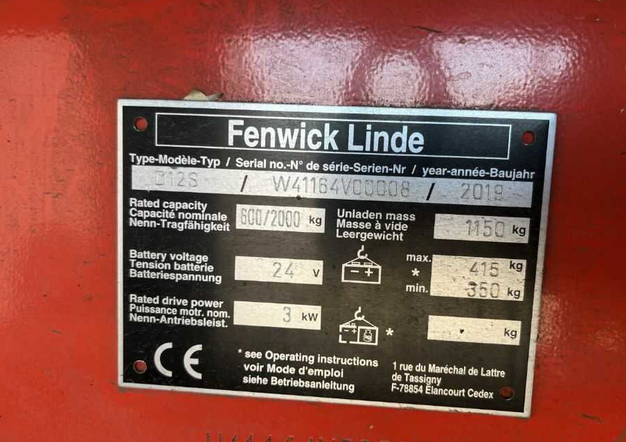 Linde D12S - Stacker: picture 3 Linde D12S - Stacker: picture 3
