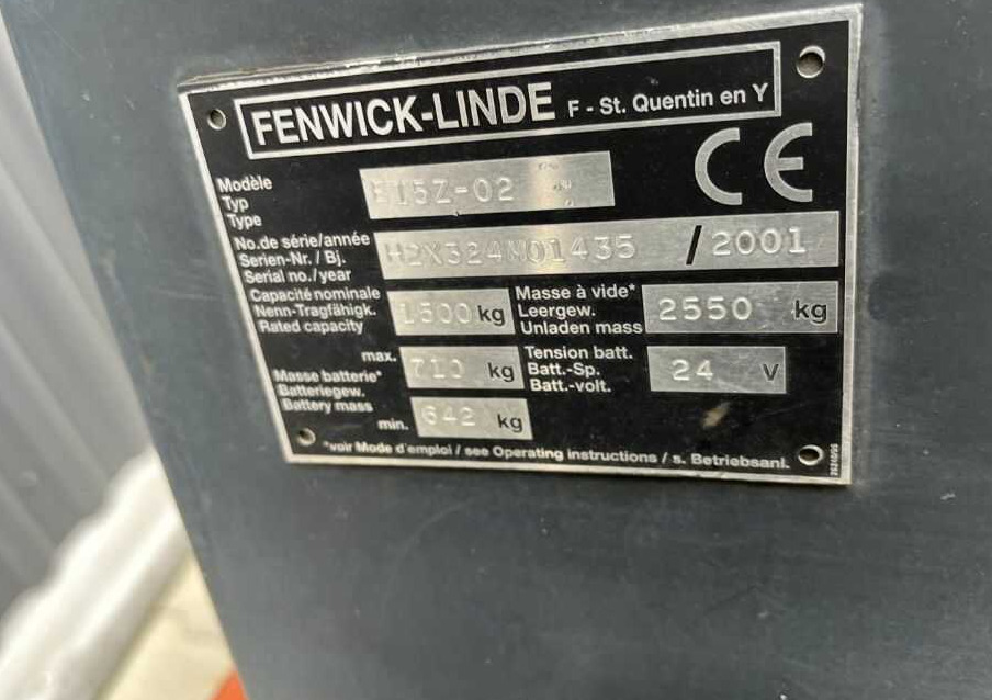 Linde E15 - Electric forklift: picture 4 Linde E15 - Electric forklift: picture 4