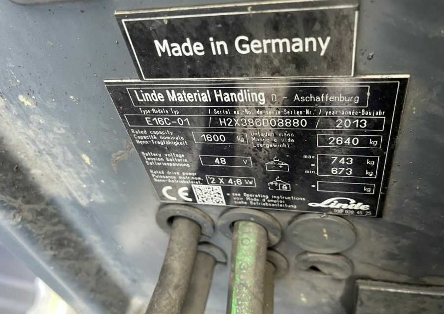 Linde E16-01 - Electric forklift: picture 4 Linde E16-01 - Electric forklift: picture 4
