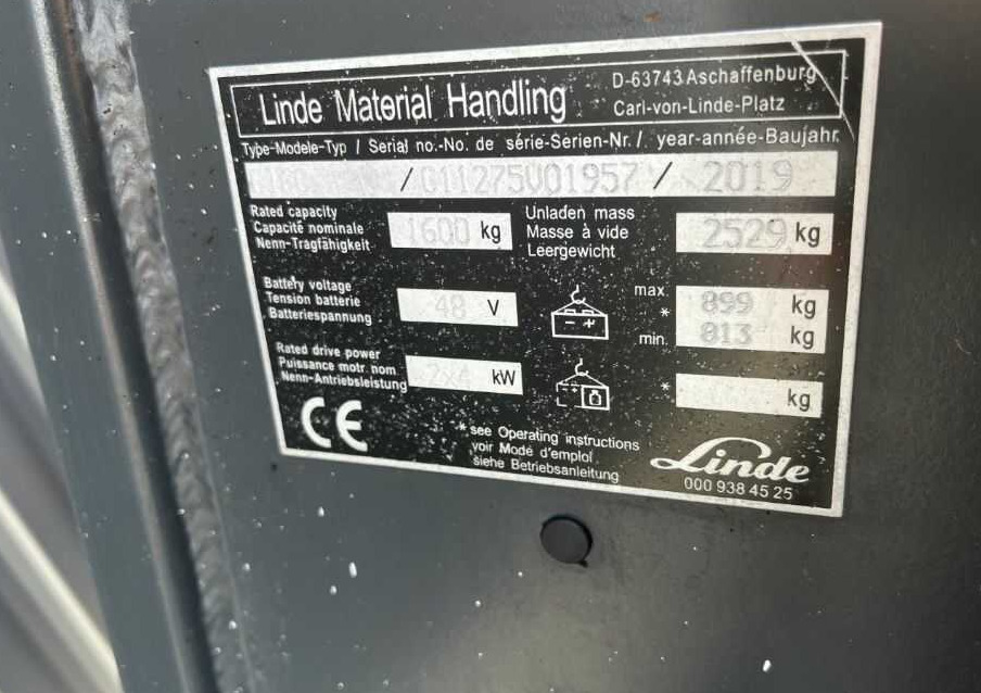 Linde E16C - Electric forklift: picture 4 Linde E16C - Electric forklift: picture 4