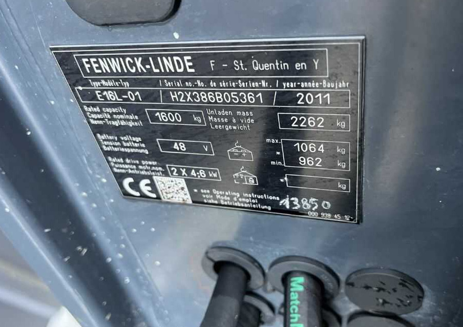 Linde E16L-02 - Electric forklift: picture 4 Linde E16L-02 - Electric forklift: picture 4