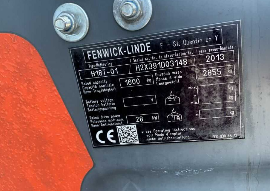 Linde H16T-01 - LPG forklift: picture 4 Linde H16T-01 - LPG forklift: picture 4