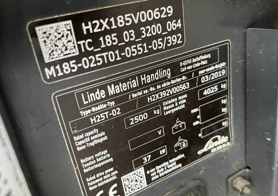 Linde H25T-02 - LPG forklift: picture 5 Linde H25T-02 - LPG forklift: picture 5