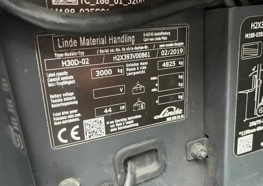 Linde H30D-02 - Diesel forklift: picture 4 Linde H30D-02 - Diesel forklift: picture 4
